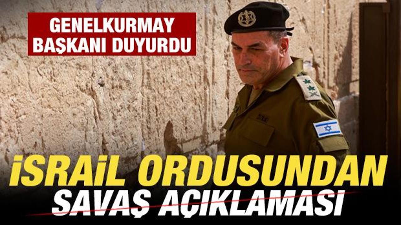 İsrail ordusu son dakika duyurdu! Kan dökmeye kılıf uyduran savaş açıklaması
