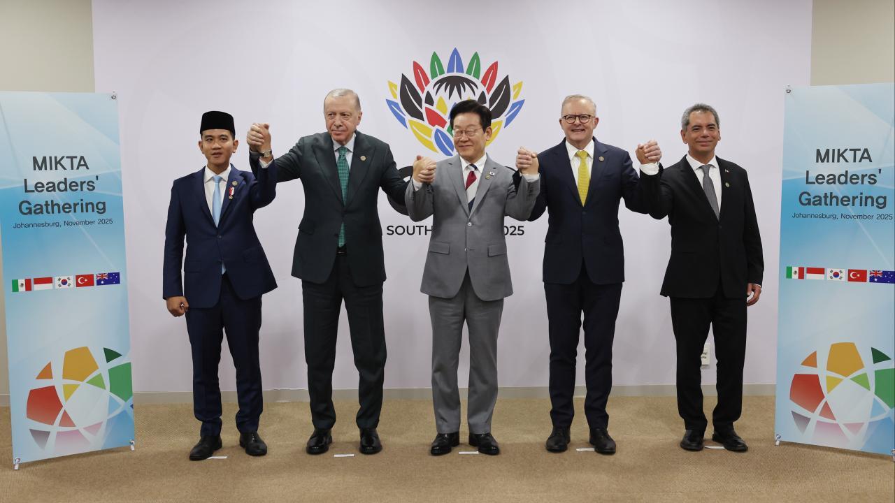Başkan Erdoğan, MIKTA liderleriyle bir araya geldi