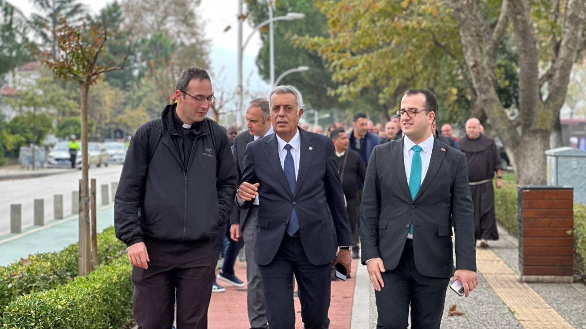 Papa Leo’nun Türkiye ziyareti öncesi Vatikan heyeti İznik’e geldi