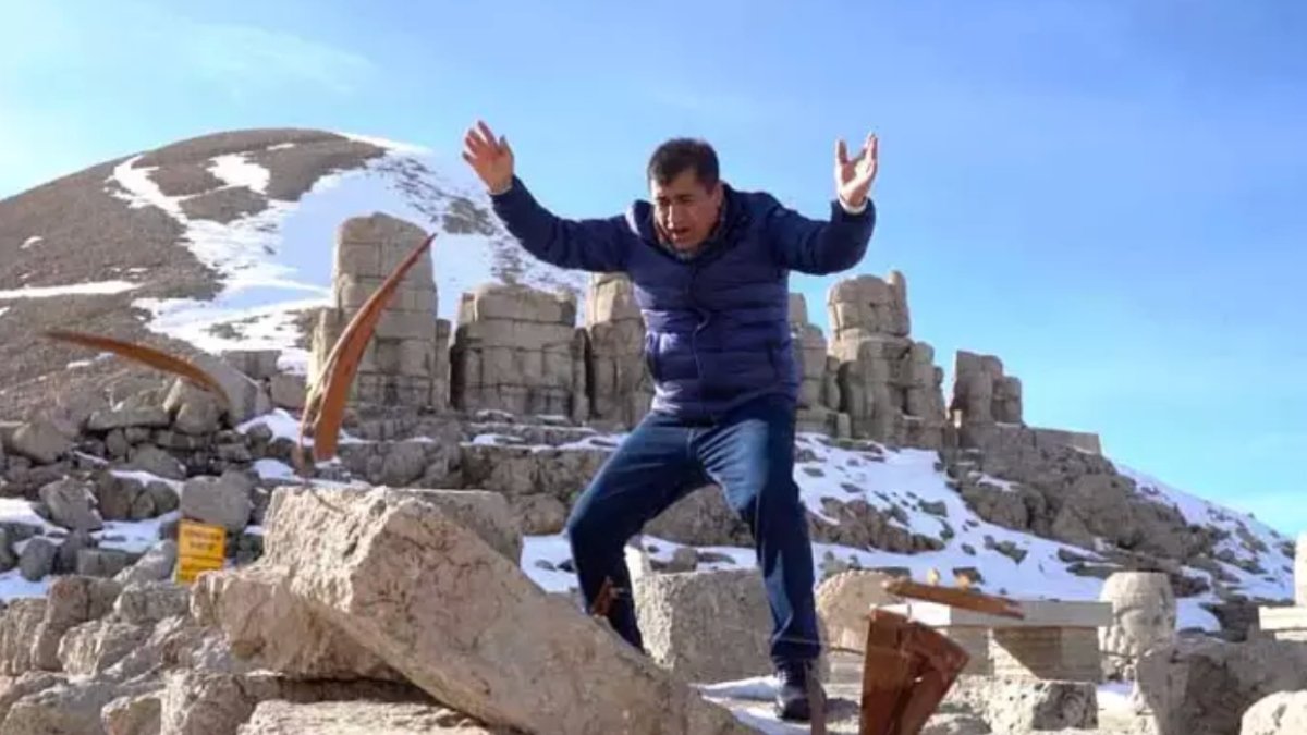 Nemrut’ta saz kırma videosu çeken Aydın Aydın hakkında soruşturma başlatıldı