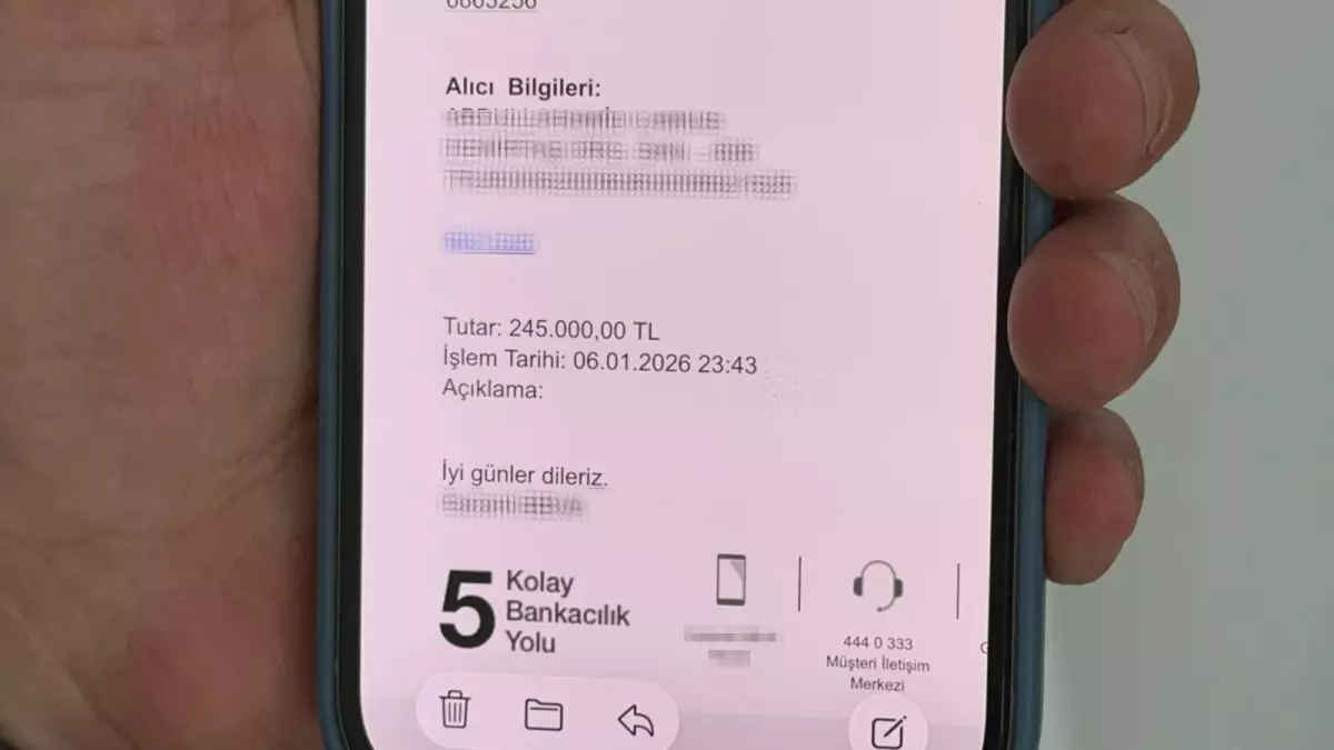 Dolandırıcılığa uğrayan emekli, 245 bin lira kaybetti