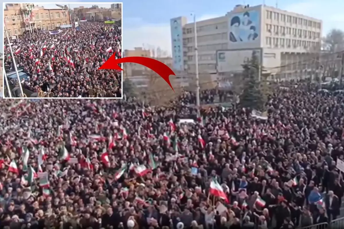 Komşuda tehlike gelişme! Rejim destekçileri de sokağa indi