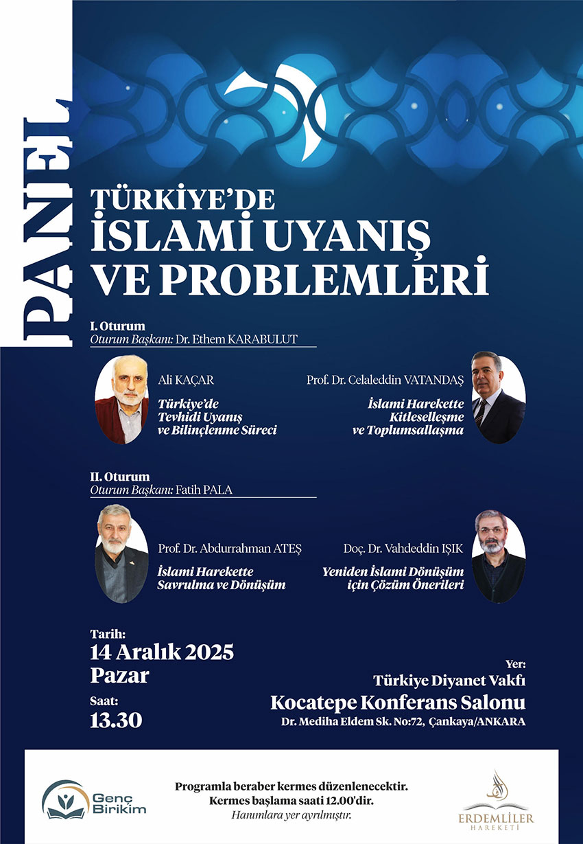 "Türkiye’de İslami Uyanış ve Problemleri" Paneli